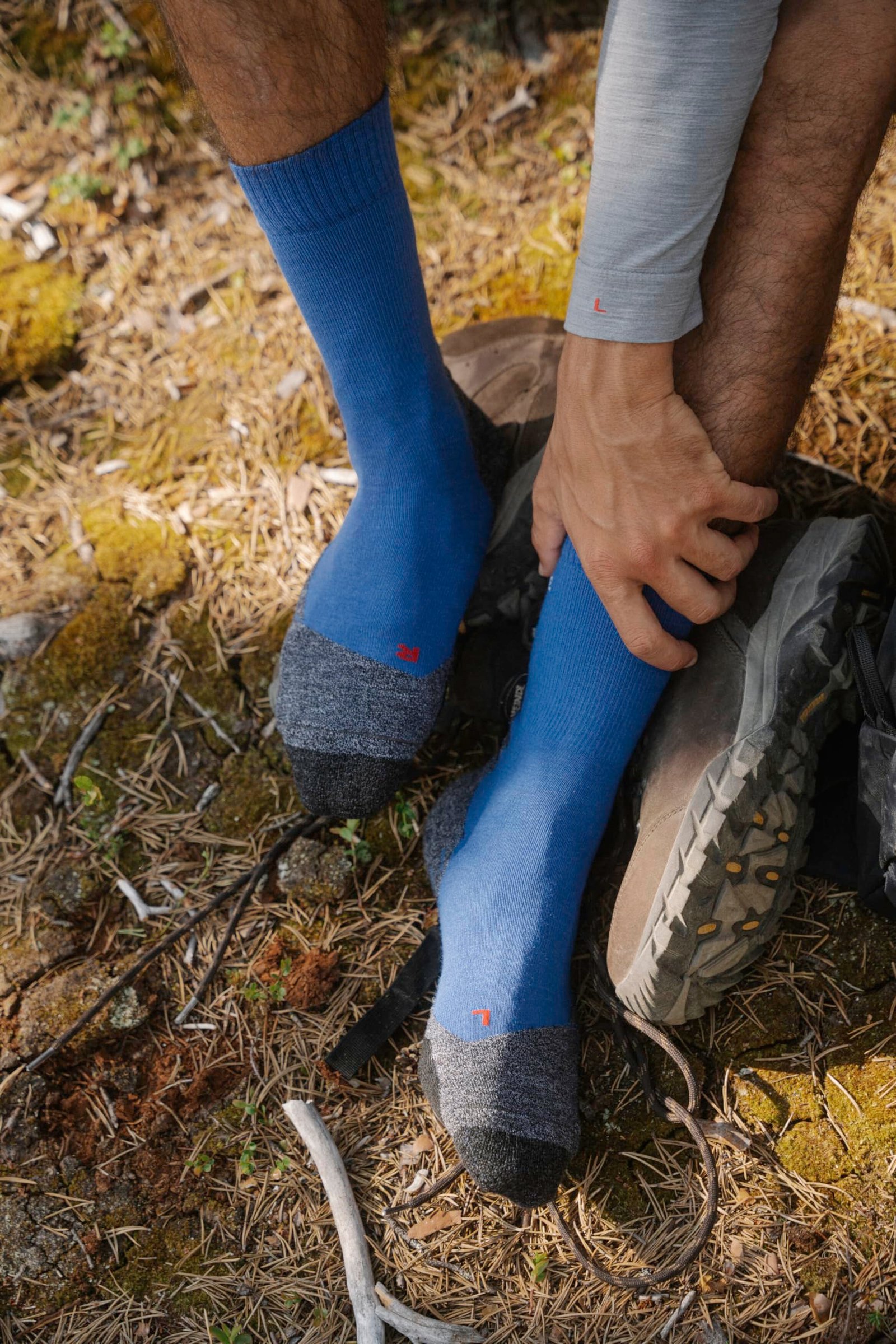 FALKE Herren Wandersocken TK2 Explore M So Wolle Funktionsmaterial antiblasen dick 1 Paar, Schwarz Black-Mix 3010-O, 44-45 - Image 3