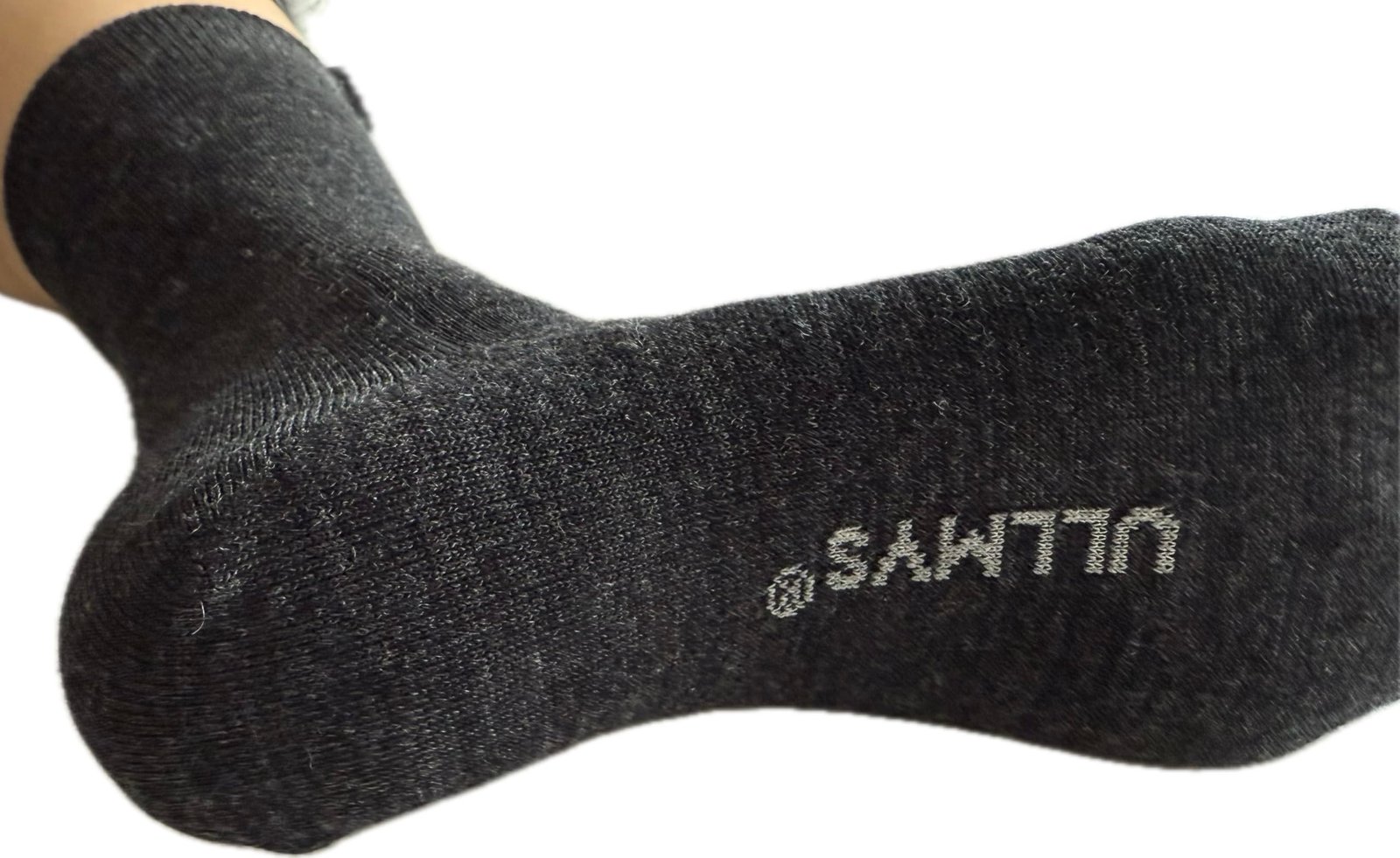 ULLMYS Damen Merino Crew Wollsocken – 3 Paar, 98% Naturfasern (davon 80% Merino Wolle) für Komfort im Alltag & Business, aus Europa – Dunkelgrau, 3 Paar Größe 35/38 - Image 2