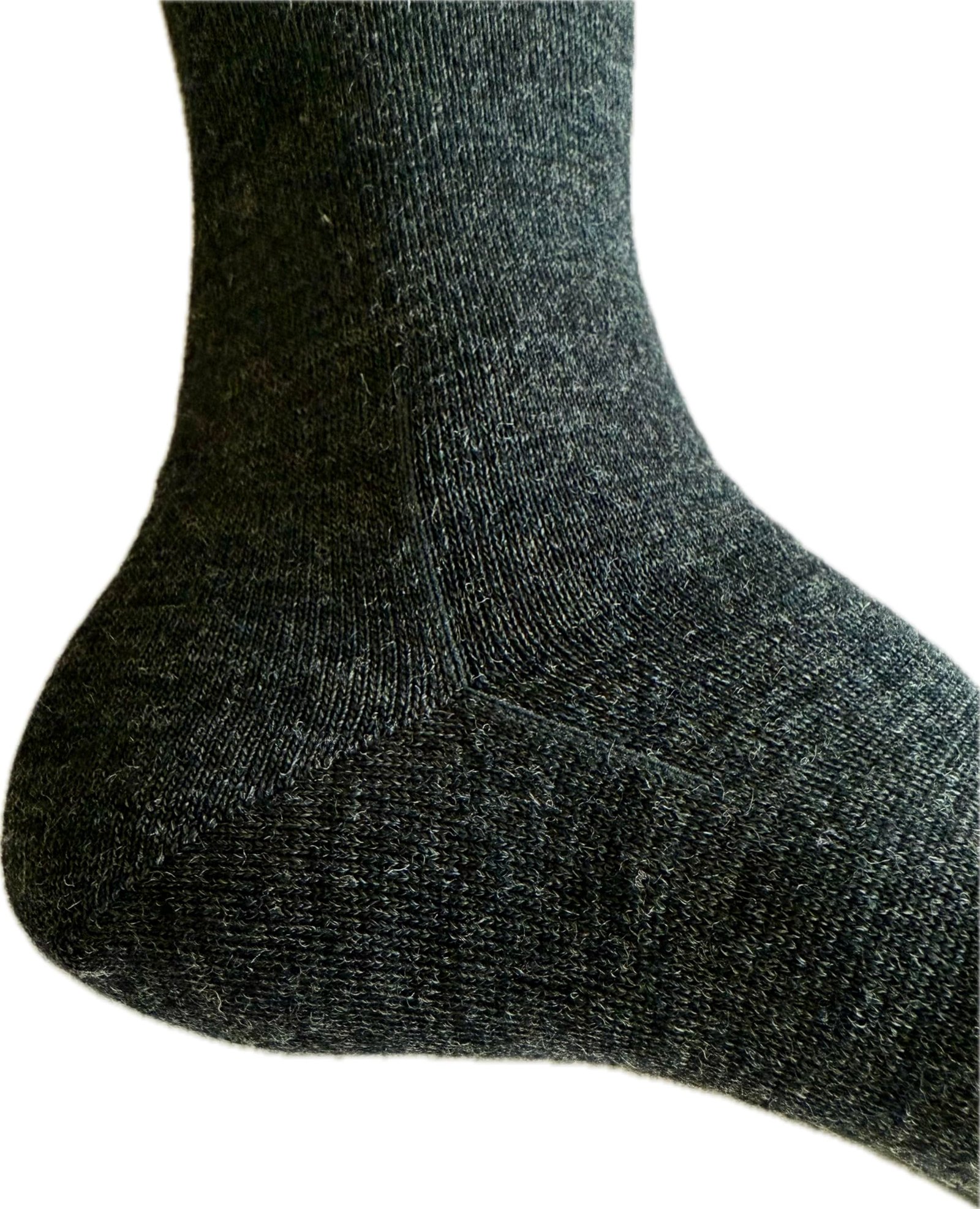 ULLMYS Damen Merino Crew Wollsocken – 3 Paar, 98% Naturfasern (davon 80% Merino Wolle) für Komfort im Alltag & Business, aus Europa – Dunkelgrau, 3 Paar Größe 35/38 - Image 4