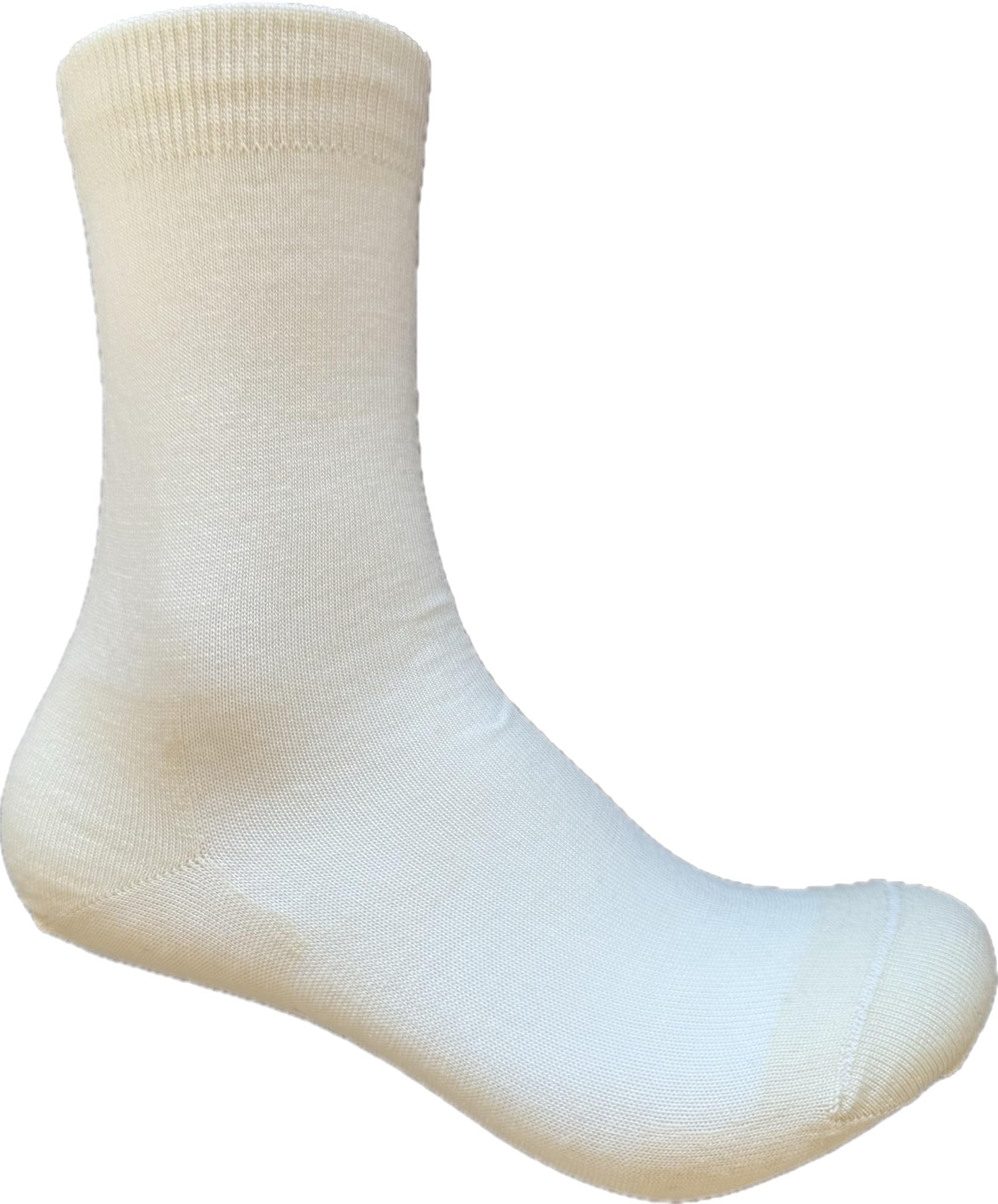 ULLMYS Damen Merino Crew Wollsocken – 3 Paar, 98% Naturfasern (davon 80% Merino Wolle) für Komfort im Alltag & Business, aus Europa – Naturweiß, Größe 35/38 - Image 2