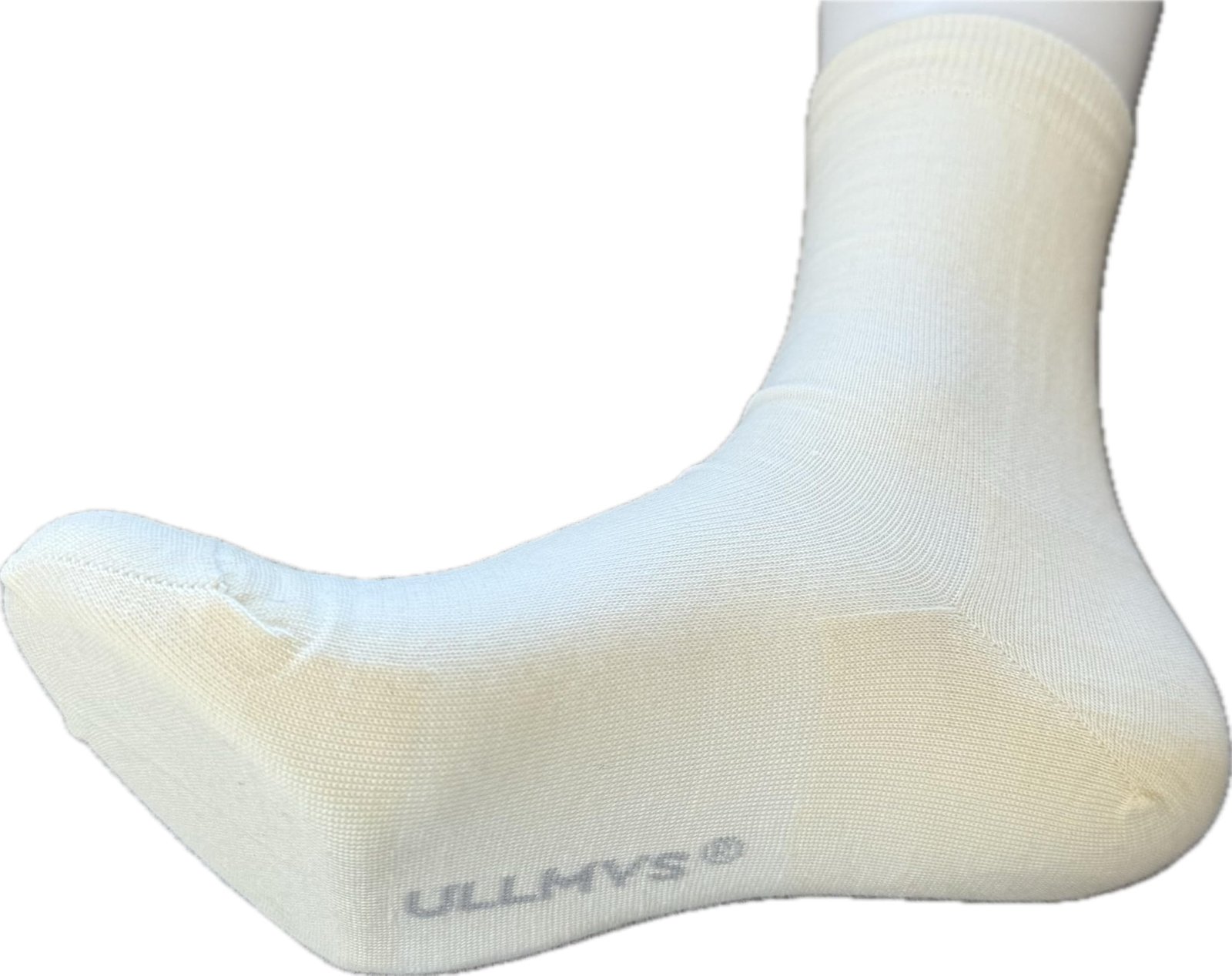 ULLMYS Damen Merino Crew Wollsocken – 3 Paar, 98% Naturfasern (davon 80% Merino Wolle) für Komfort im Alltag & Business, aus Europa – Naturweiß, Größe 35/38 - Image 3