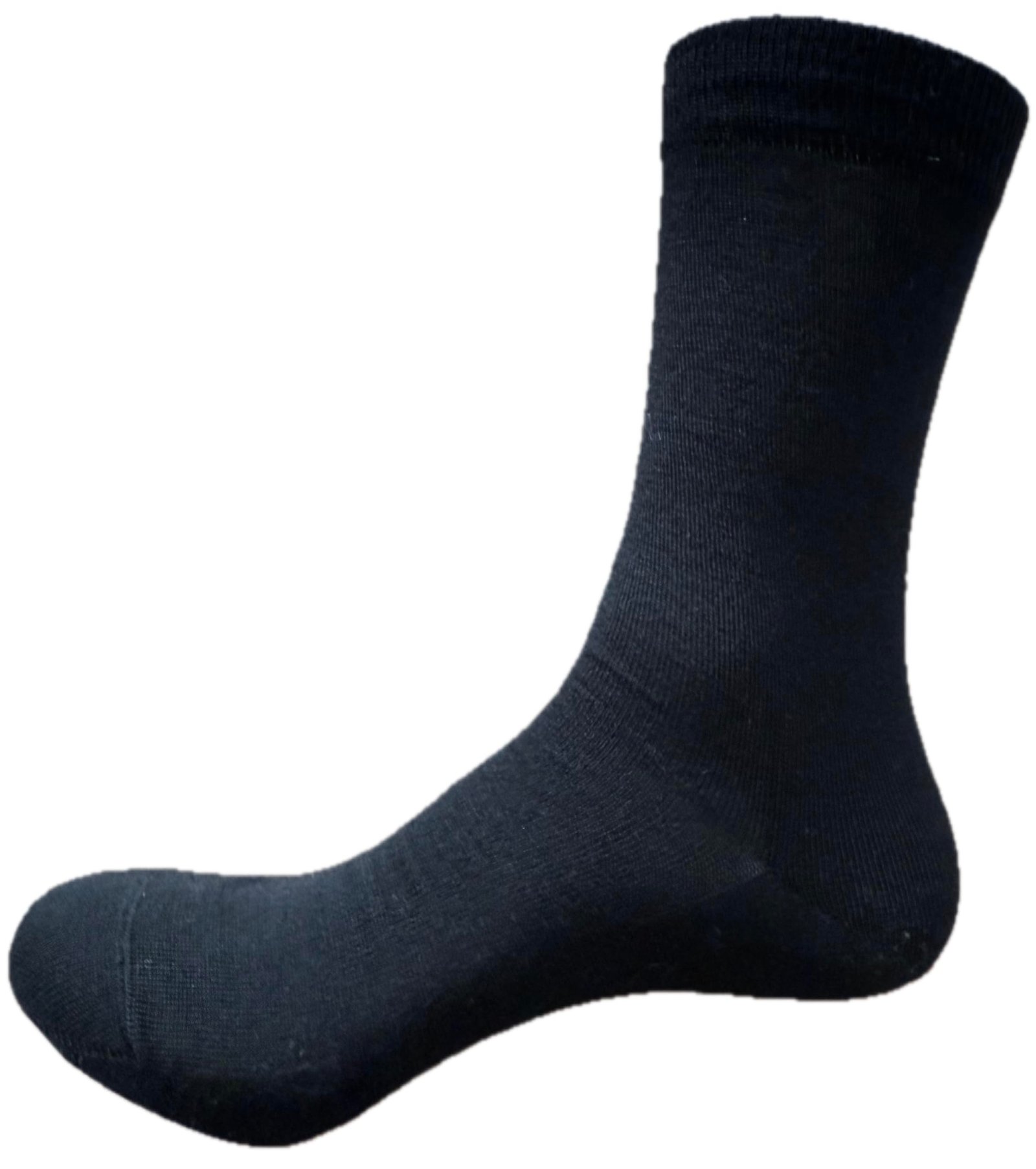 ULLMYS Herren Merino Wollsocken – 98% Naturfasern, davon 80% Merino Wolle für Komfort im Alltag & Business, aus Europa – Schwarz, 3 Paar, Größe 43/46 - Image 2