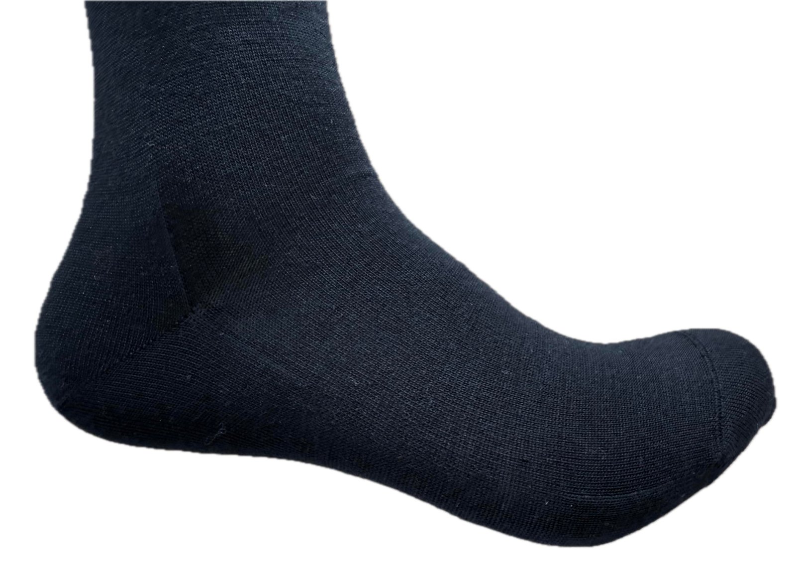ULLMYS Herren Merino Wollsocken – 98% Naturfasern, davon 80% Merino Wolle für Komfort im Alltag & Business, aus Europa – Schwarz, 3 Paar, Größe 43/46 - Image 3